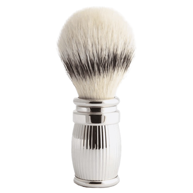Plisson | Blaireau de Luxe Joris en Palladium Godron