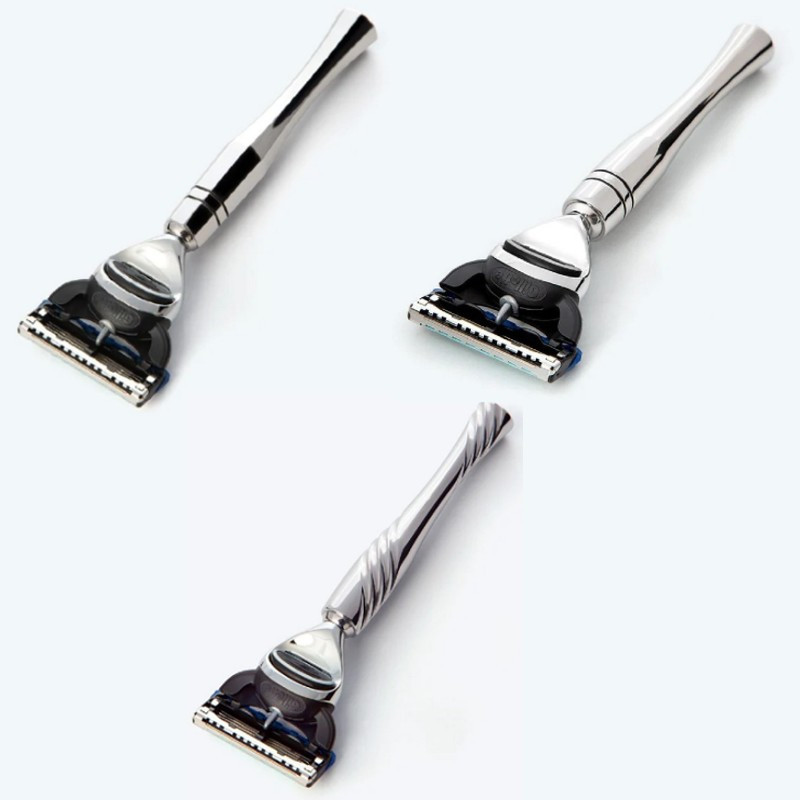 Rasoir Gillette Fusion en Inox "Eltham" - Wilde & Harte