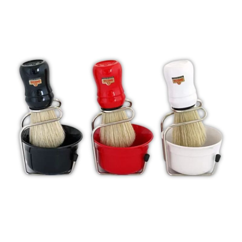 EJ.life kit de blaireau de rasage 3 pièces hommes blaireau ensemble