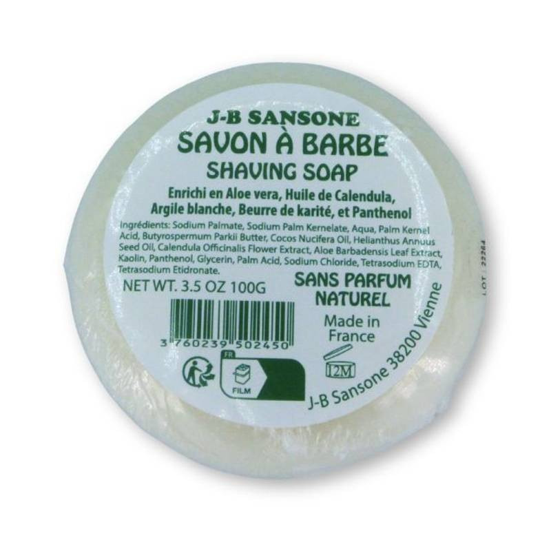 Savon à Barbe Extra-Doux et Antibactérien - J-B Sansone