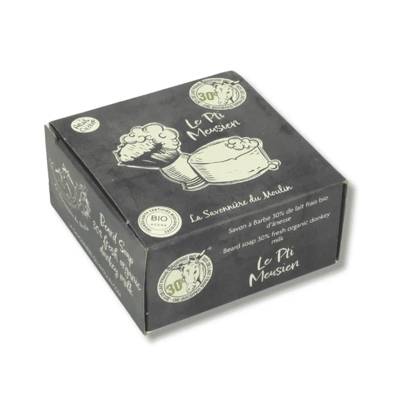 Savon à Barbe 100g "Le Pt'i Meusien" - La Savonnière du Moulin
