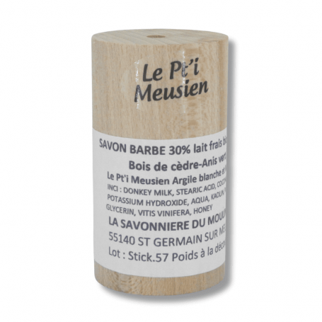 Stick de Rasage "Le Pt'i Meusien" - La Savonnière du Moulin - cèdre