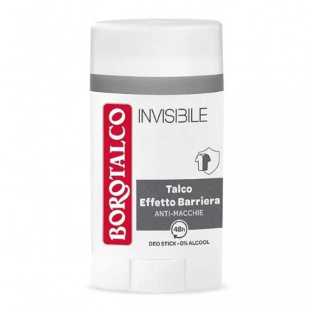 Déodorant au Talc Ultra-Absorbant "Invisible" - Borotalco