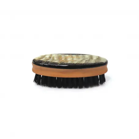 Brosse à Moustache Bois et Corne de Bélier - Gentleman Barbier