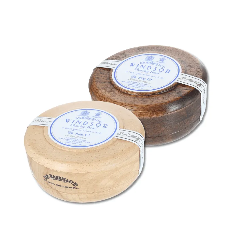 Savon à barbe "Windsor" et son bol en bois - D. R. Harris