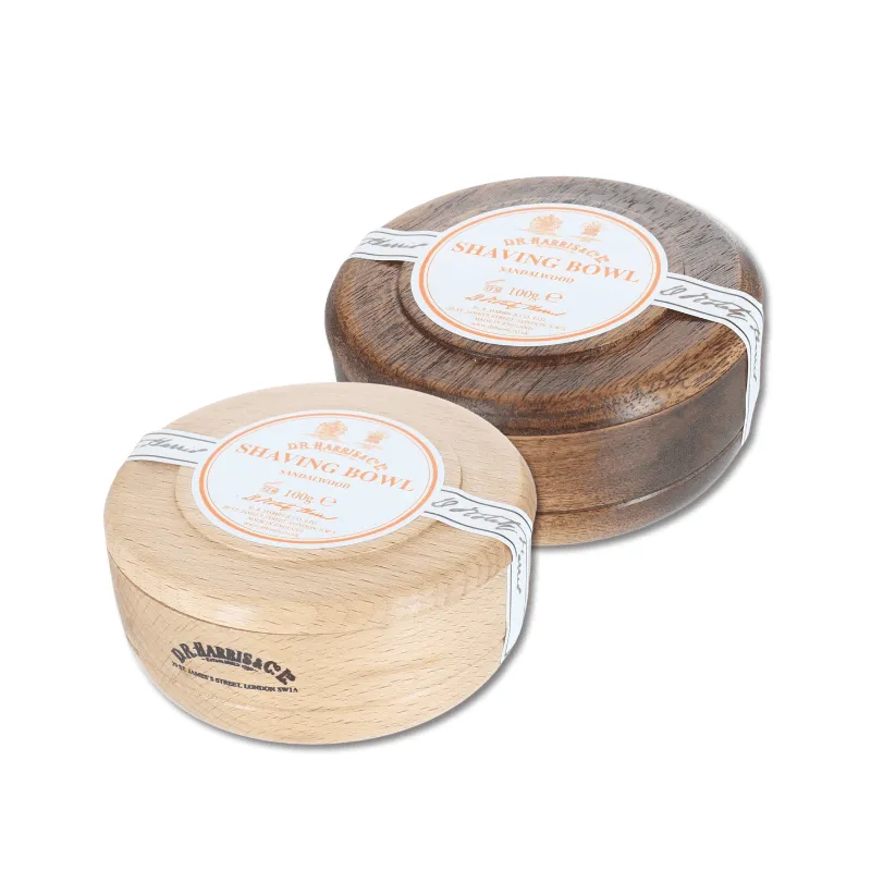 Savon à barbe "Sandalwood" et son Bol en Bois  - D. R. Harris