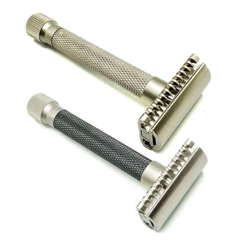 Rasoir de Sûreté Réglable Chromé à Peigne Ouvert - Parker Variant
