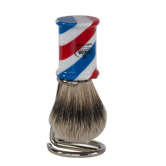 Blaireau de Rasage "Barber Pole" - Omega