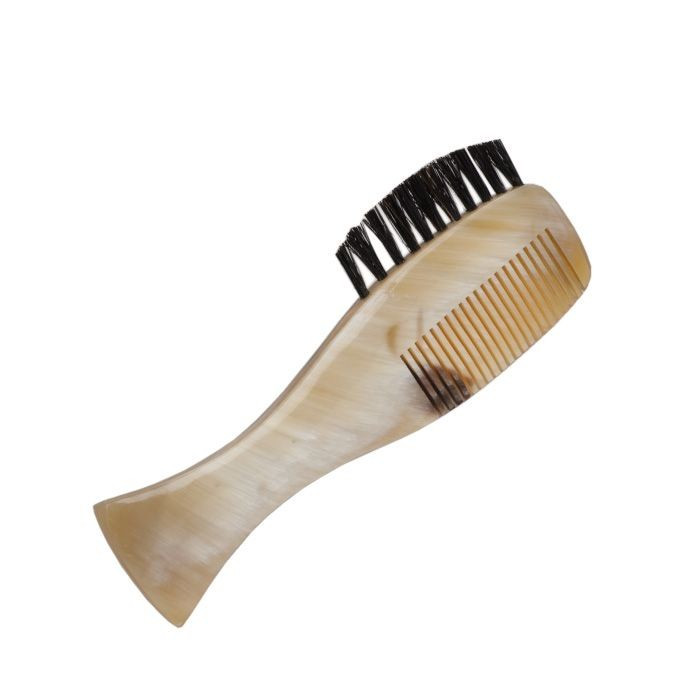 Peigne Brosse à Moustache en Corne - Hans Kniebes