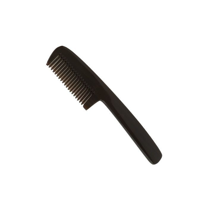 Peigne à Barbe en Corne Sombre à Poignée - Dr Dittmar