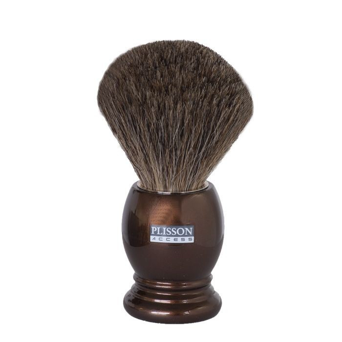 Blaireau de Rasage "Pur Gris" Chocolat - Plisson Access