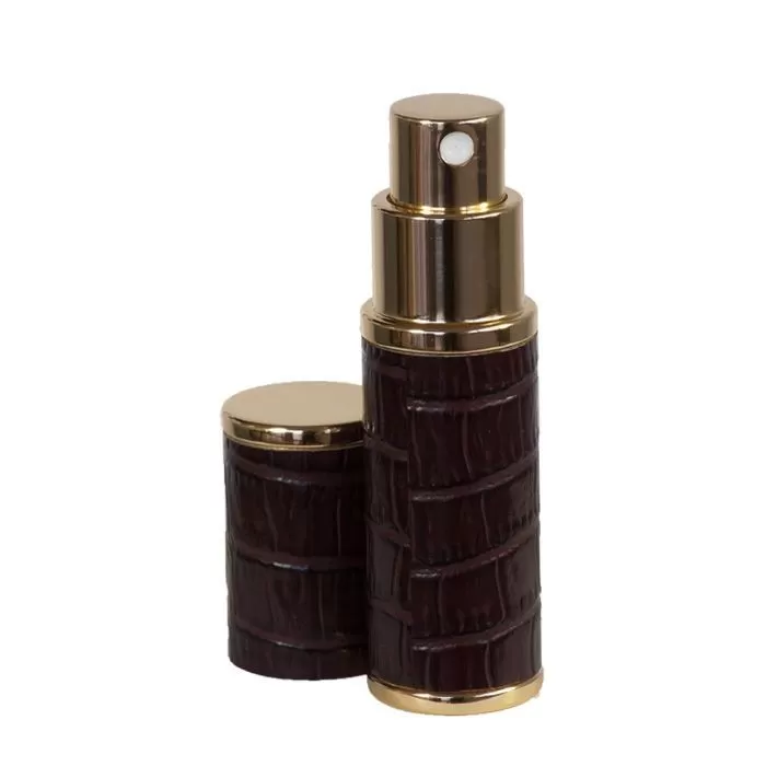 Flacon Atomiseur Parfum de Voyage Recouvert de Cuir - Oskar Karla
