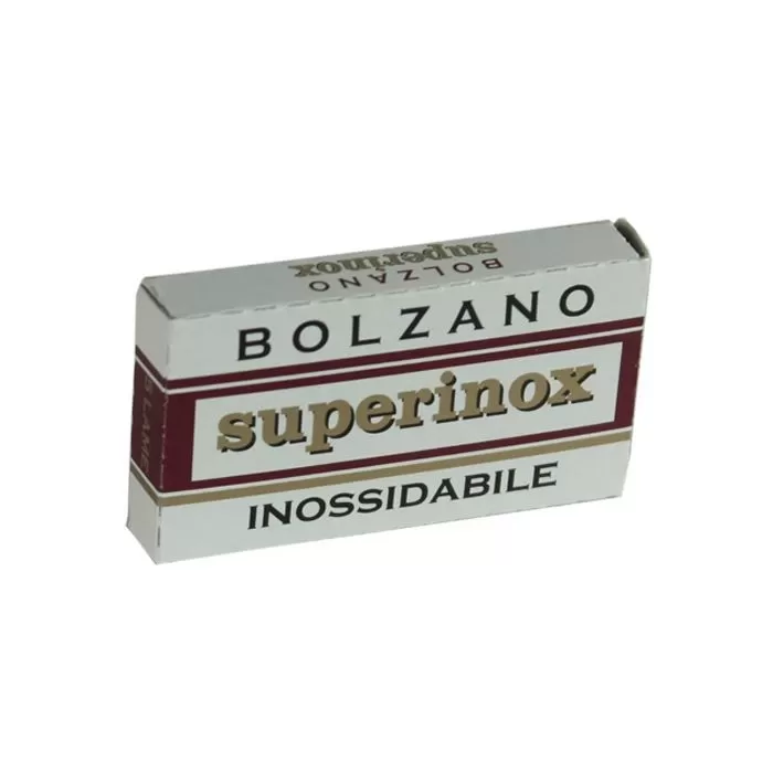 Lames de Rasoir Bolzano "SuperInox" - Boîte de 5