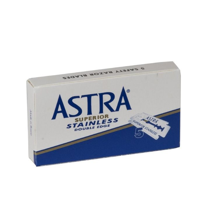 Lames de Rasoir Astra "Superior Stainless" - Étui de 5