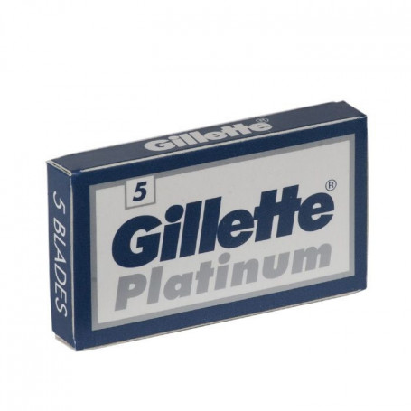Lames de Sureté Gillette "Platinum" - Boîte de 5