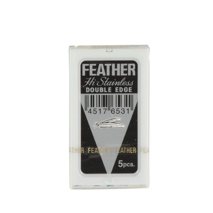 Lames de Rasoir Feather "Hi Stainless" - Boîte de 5