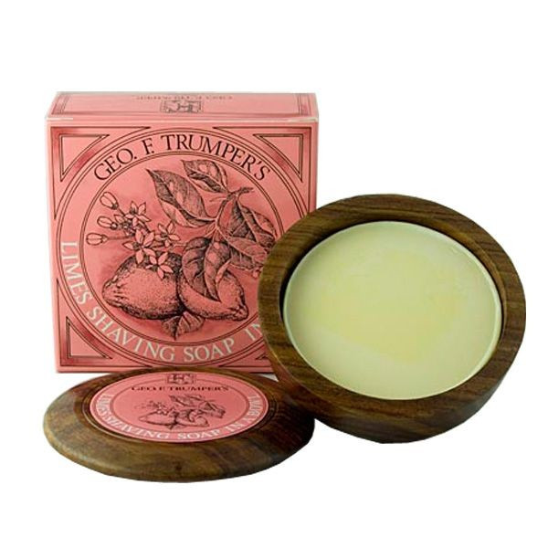 Savon à Barbe "West Indian Lime" en Bol en Bois - Geo. F. Trumper