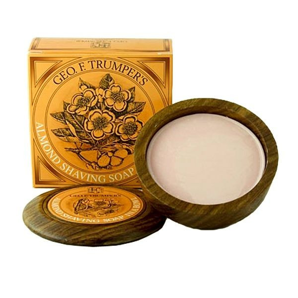 Savon à Barbe "Almond" en Bol en Bois - Geo. F. Trumper