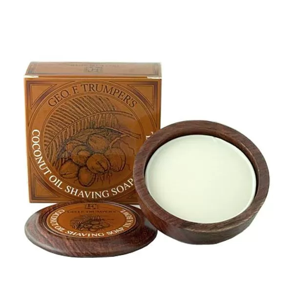 Savon à Barbe "Coconut" en Bol en Bois - Geo. F. Trumper