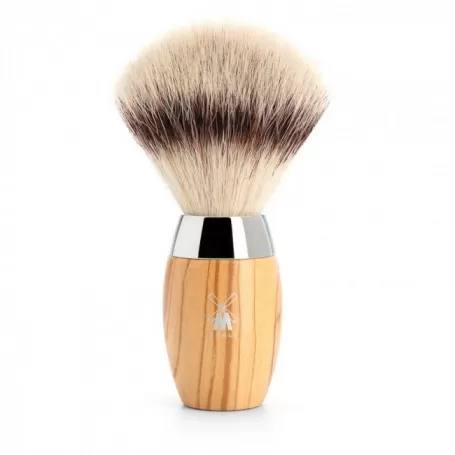 Blaireau de Rasage "Silvertip Fibre" en Olivier - Mühle
