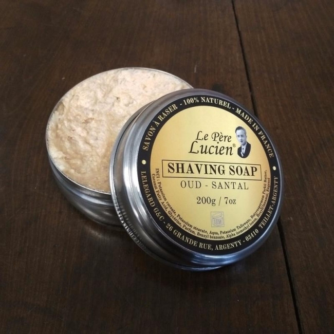 Savon du Barbier Artisanal "Oud Santal" - Le Père Lucien