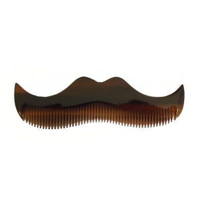 Petit Peigne à Moustache Façon Écaille - Morgan's