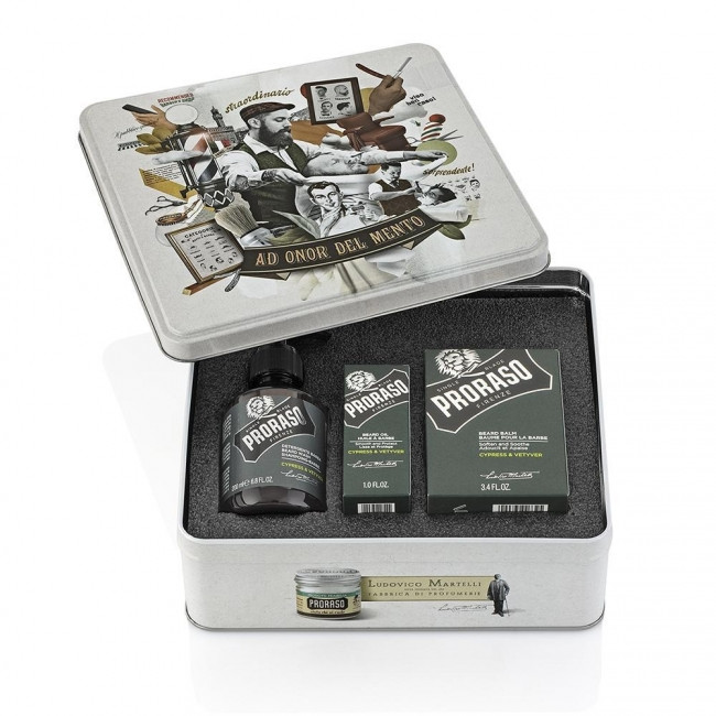 Coffret Cadeau pour Barbu Cypress & Vetyver - Proraso