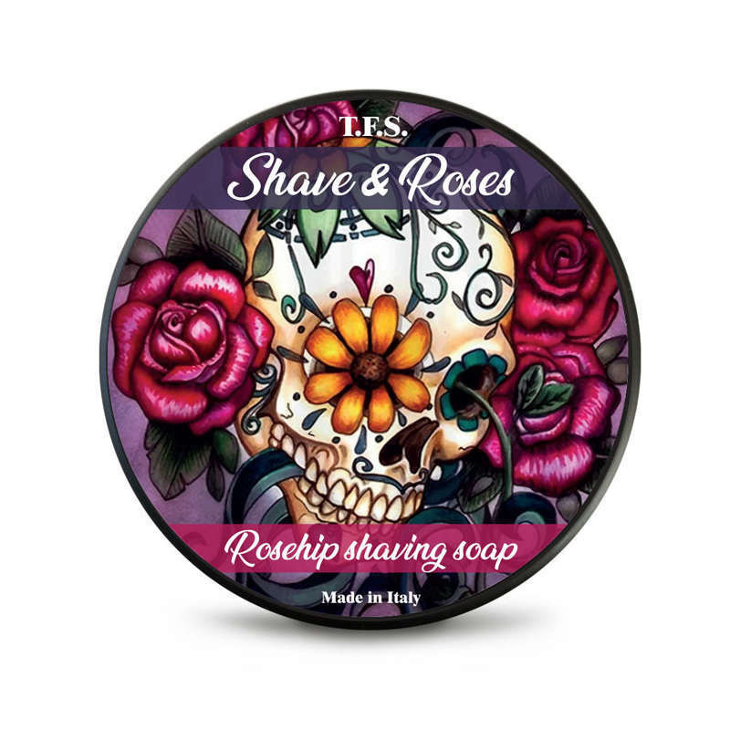 Savon à barbe "Rosehip" Shave & Roses - TFS